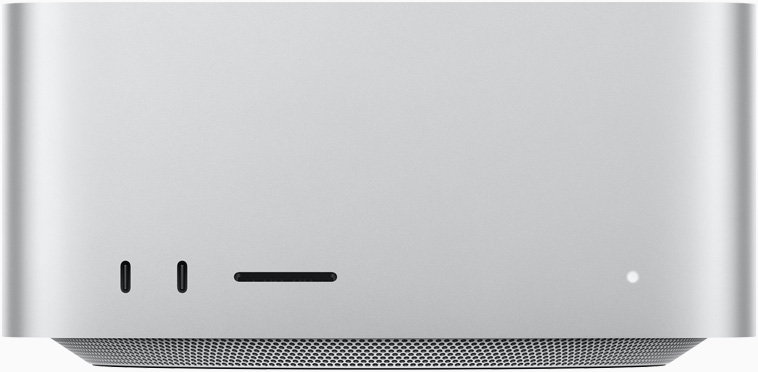 Mac Studio, вид спереди